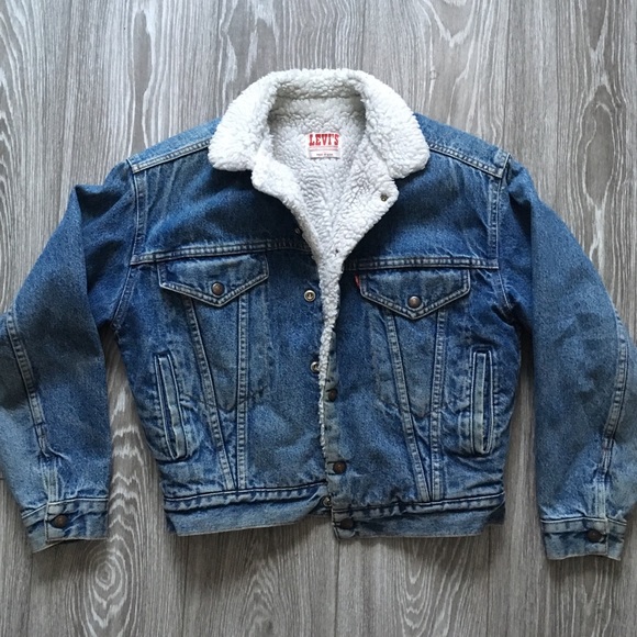 denim jacket with wool inside